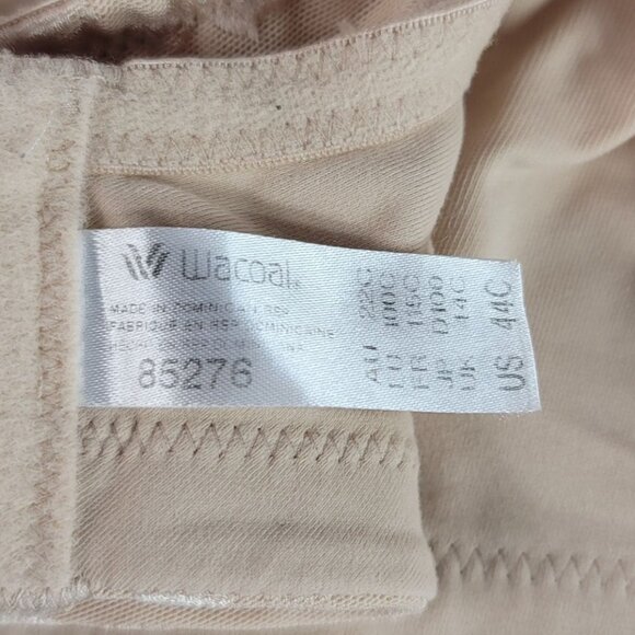 Wacoal Awareness Wire Free Bra Tan 44C Lined Floral Lace Adj Soft Cup #85276 - Picture 10 of 11